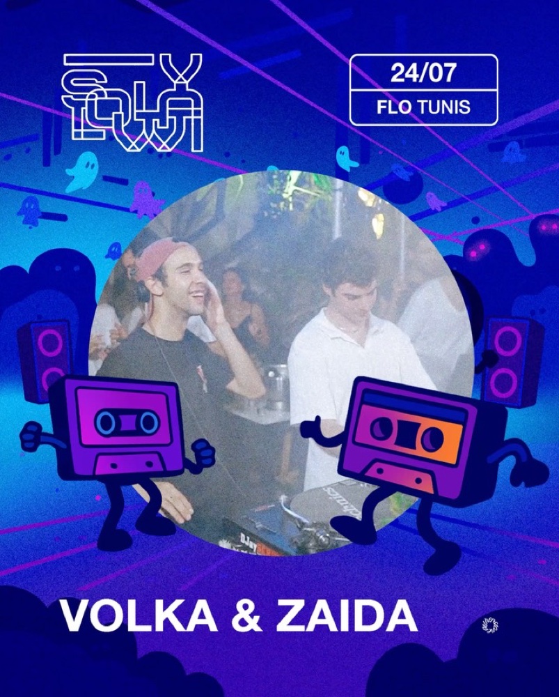 Affiche Volka & Zaida, illustration originale
