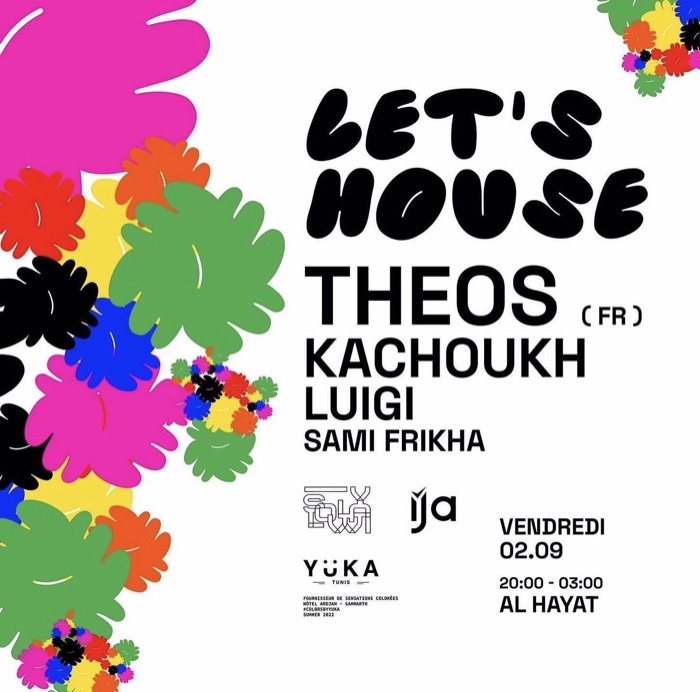 Affiche Let's House, 02 septembre, Al Hayat Yüka Tunis